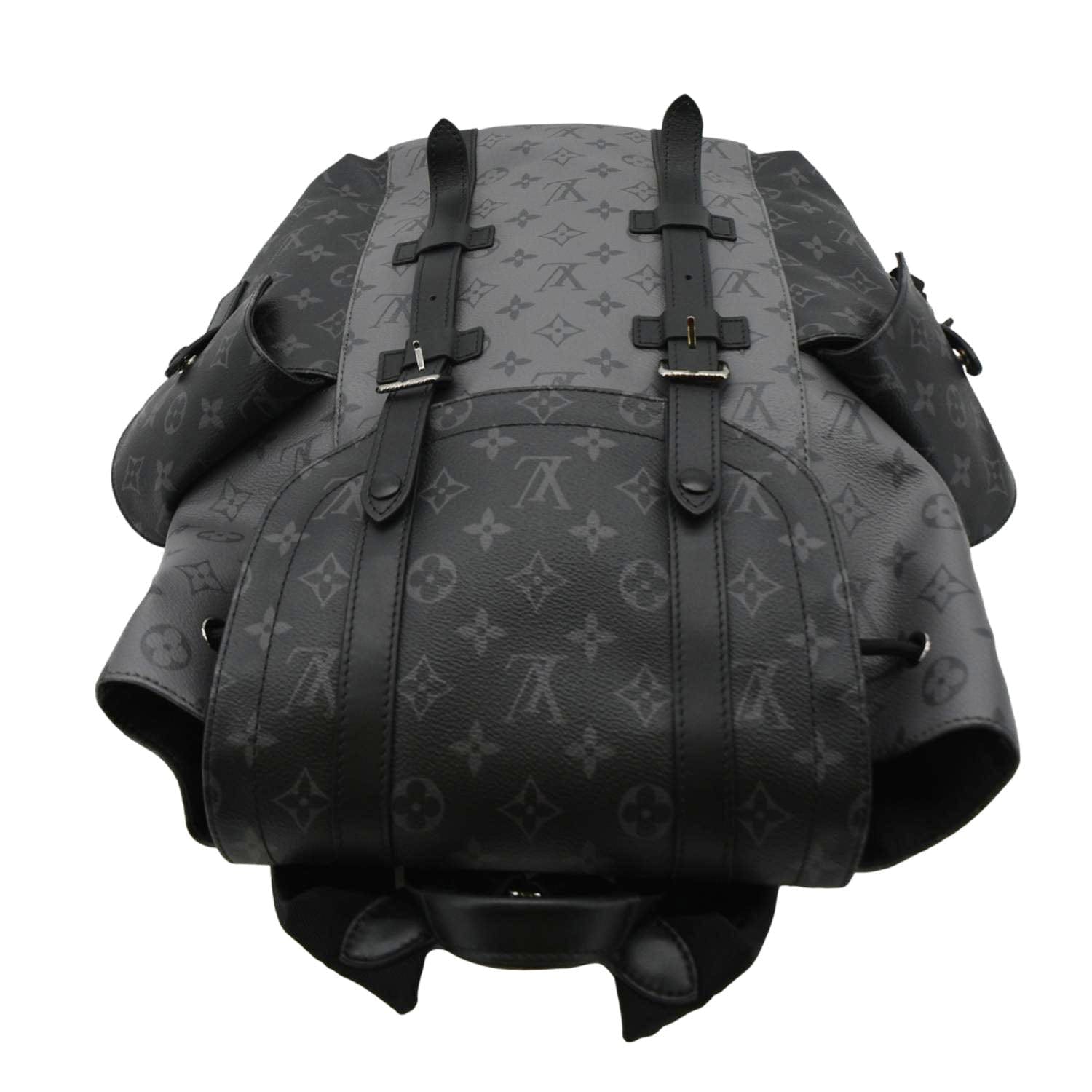 christopher pm louis vuitton backpack LOUIS VUITTON Christopher PM Reverse Monogram Eclipse Backpack Bag Bla