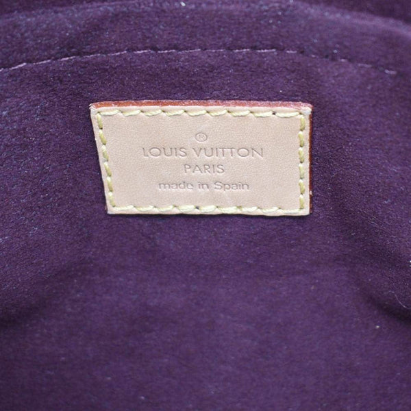 LOUIS VUITTON Montaigne MM Monogram Canvas Shoulder Bag Brown