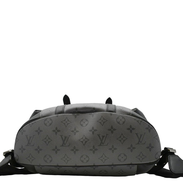 LOUIS VUITTON Christopher PM Reverse Monogram Eclipse Backpack Bag Black
