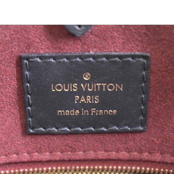 LOUIS VUITTON Onthego MM Giant Monogram Leather Tote Shoulder Bag Bicolor