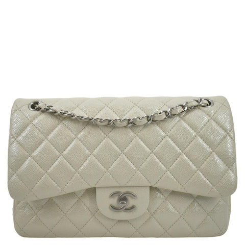 Chanel Flap Large White. Buy It Pre-Owned!