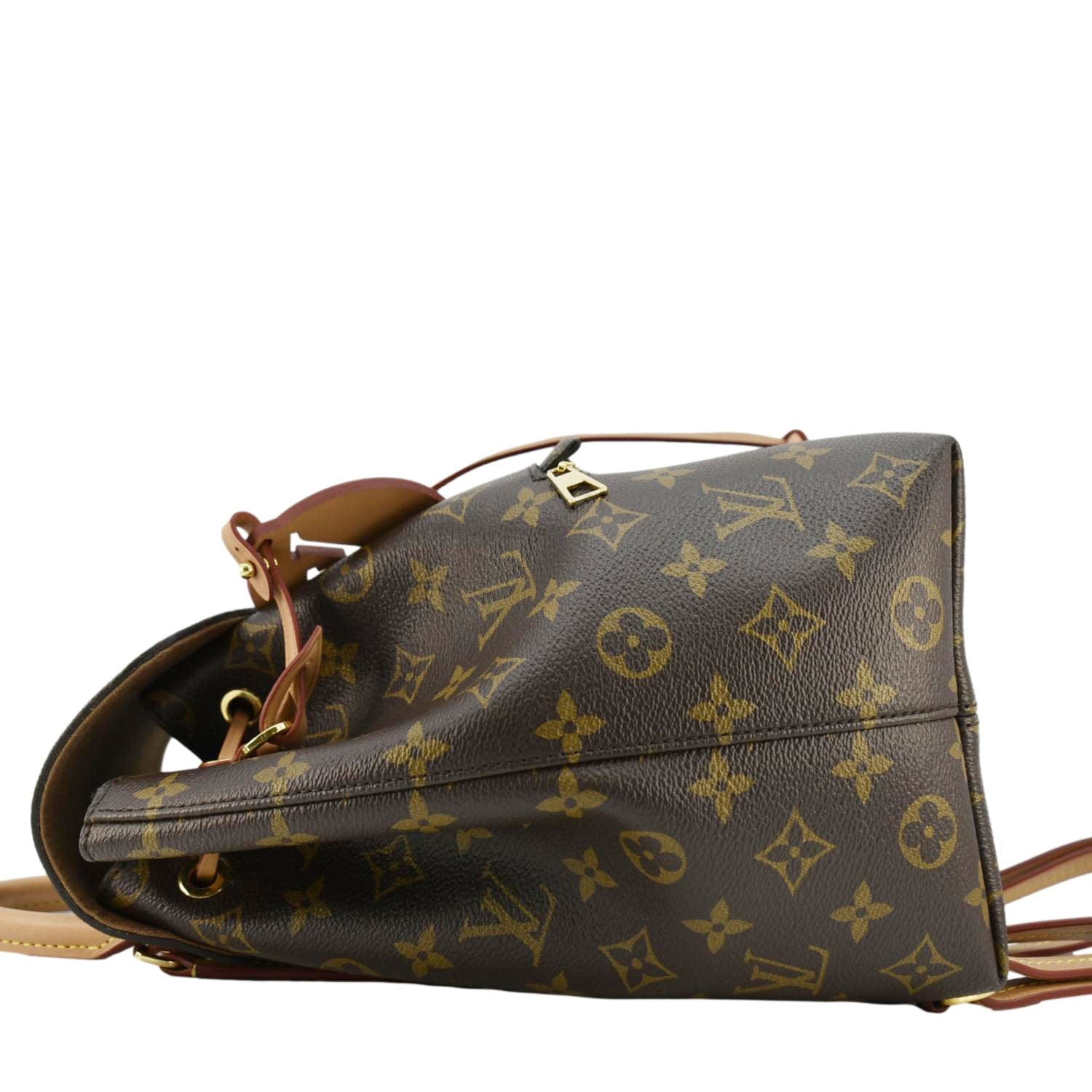 LOUIS VUITTON Montsouris PM Monogram Canvas Brown Backpack