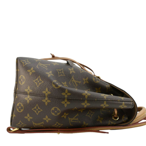 LOUIS VUITTON Montsouris PM Monogram Canvas Backpack Brown