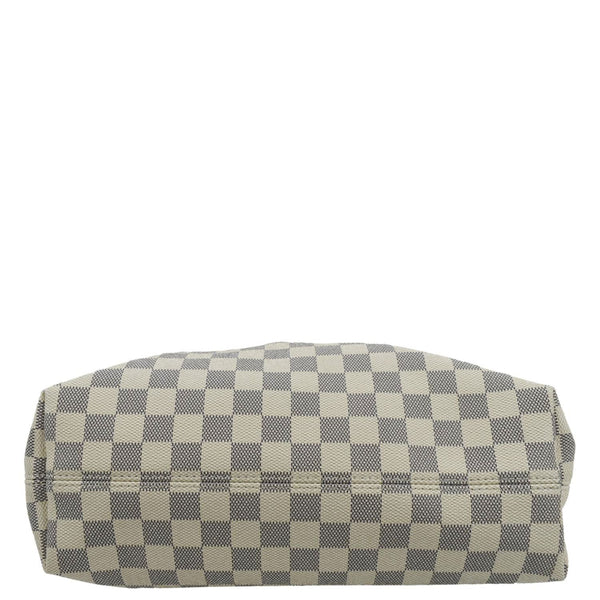 LOUIS VUITTON Graceful PM Damier Azur Shoulder Bag White