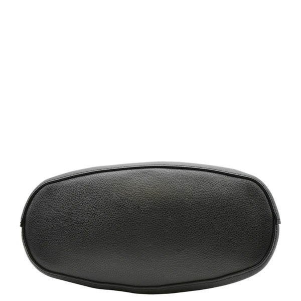 CHLOE Aby Medium Leather Tote Shoulder Bag Black lower look