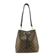 LOUIS VUITTON Neonoe Monogram Canvas Black Shoulder Bag  front look