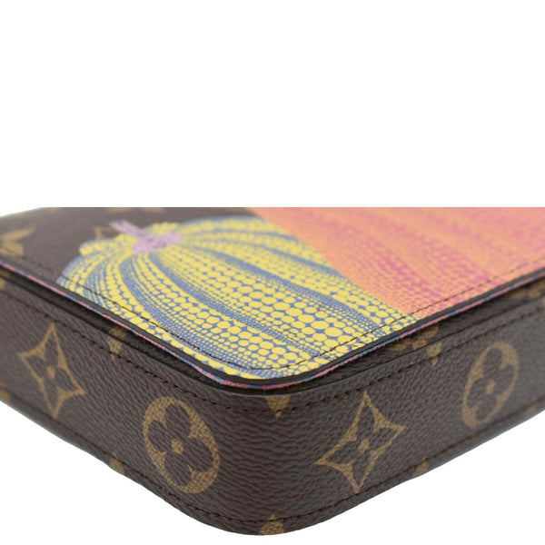 LOUIS VUITTON LV x YK Monogram Pumpkin Pochette Felicie Shoulder Bag Multicolor