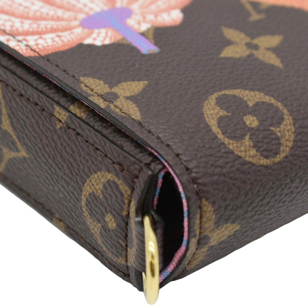 LOUIS VUITTON LV x YK Monogram Pumpkin Pochette Felicie Shoulder Bag Multicolor