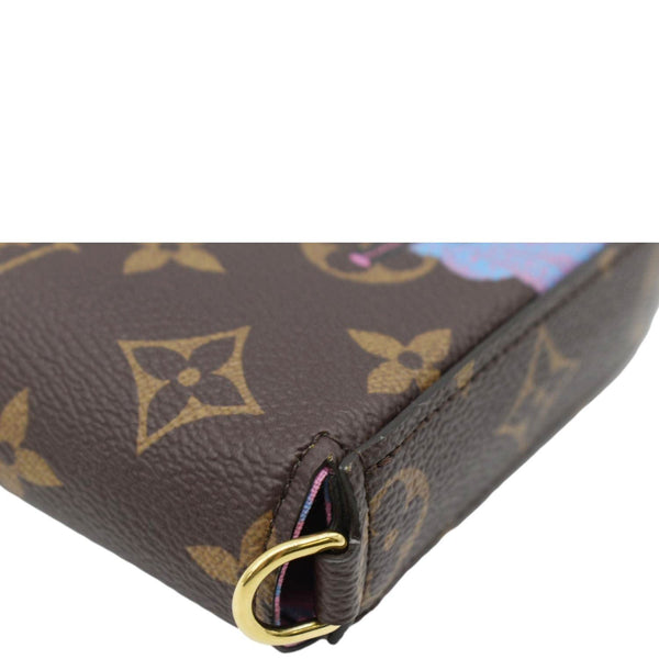 LOUIS VUITTON LV x YK Monogram Pumpkin Pochette Felicie Shoulder Bag Multicolor