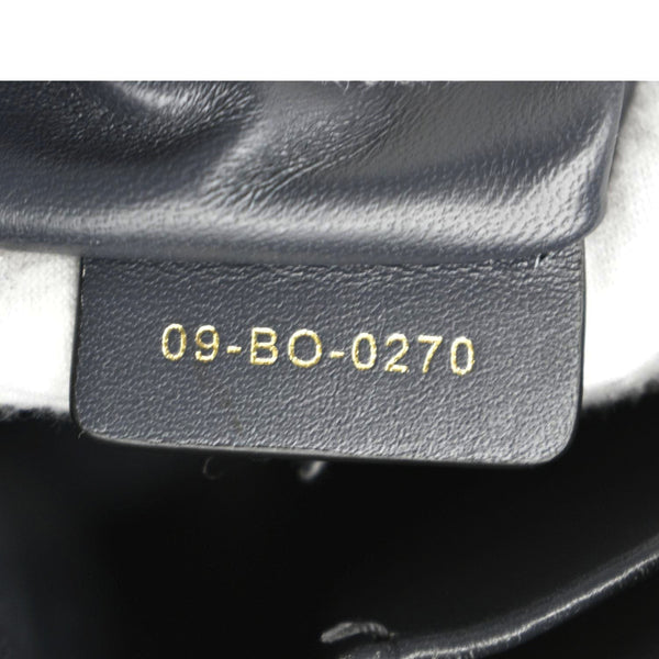 CHRISTIAN DIOR Micro Cannage 30 Montaigne Patent Leather Crossbody Bag Light Beige