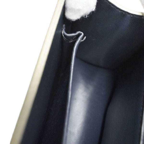 CHRISTIAN DIOR Micro Cannage 30 Montaigne Patent Leather Crossbody Bag Light Beige