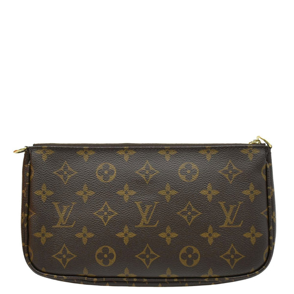 LOUIS VUITTON Multi Pochette  Crossbody Bag Brown back look