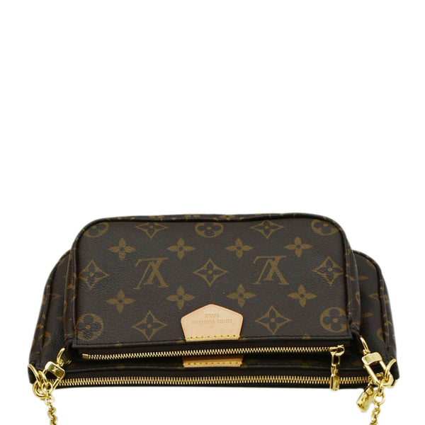 LOUIS VUITTON Multi Pochette  Crossbody Bag Brown upper look