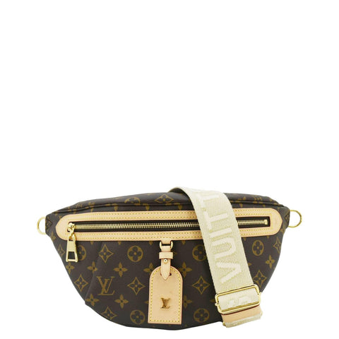 LOUIS VUITTON High Rise Monogram Canvas Bumbag Brown