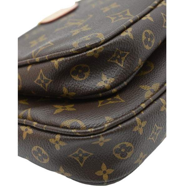 LOUIS VUITTON Multi Pochette Accessoires Monogram Canvas Crossbody Bag Brown