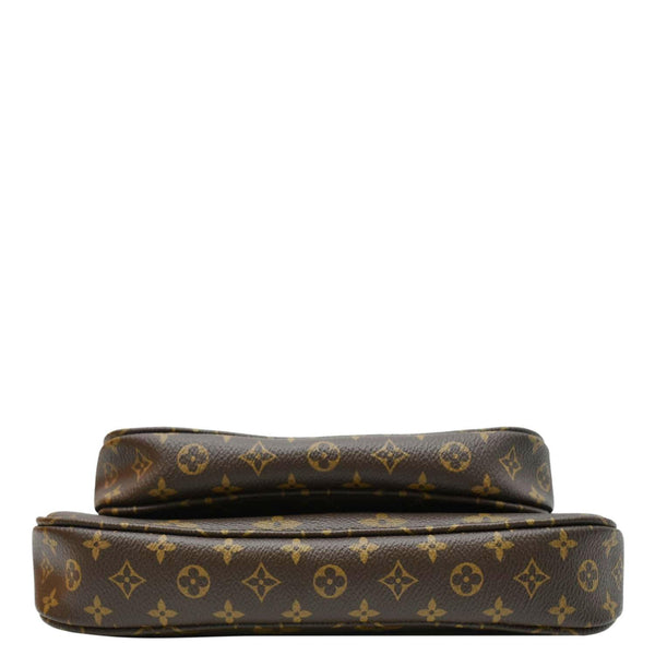 LOUIS VUITTON Multi Pochette Accessoires Monogram Canvas Crossbody Bag Brown