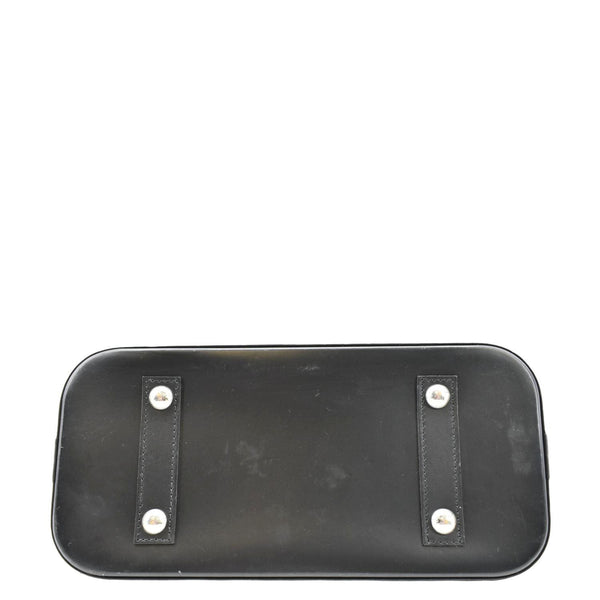 LOUIS VUITTON eather Satchel Bag Black lower look