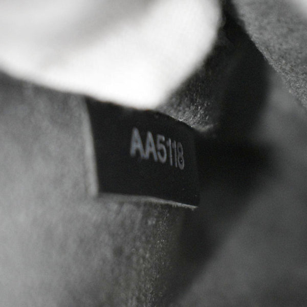 LOUIS VUITTON Alma PM Epi Leather Satchel Bag Black