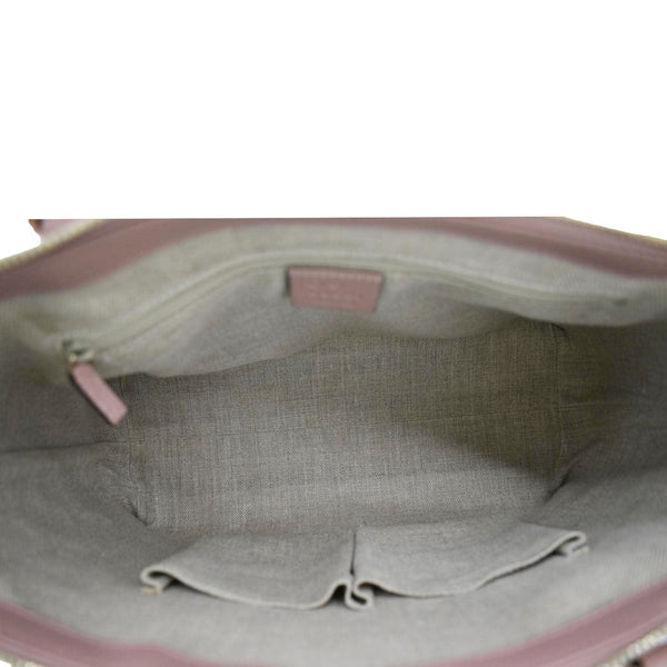 GUCCI Convertible GG Microguccissima Leather Satchel Bag Dusty Pink 449656