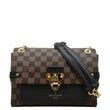 LOUIS VUITTON Vavin PM Damier Ebene Crossbody Bag Black