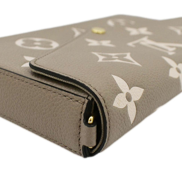 LOUIS VUITTON Felicie Pochette Giant Monogram Empreinte Crossbody Bag Bicolor