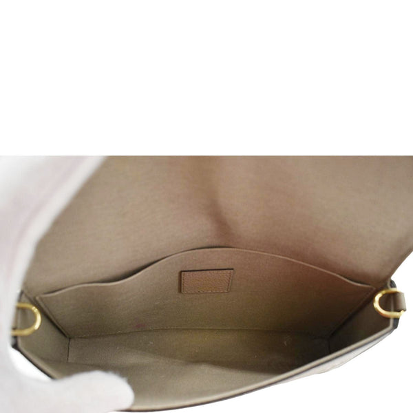 LOUIS VUITTON Felicie Pochette Giant Monogram Empreinte Crossbody Bag Bicolor