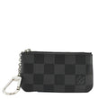 LOUIS VUITTON Damier Graphite Key Coin Pouch Black