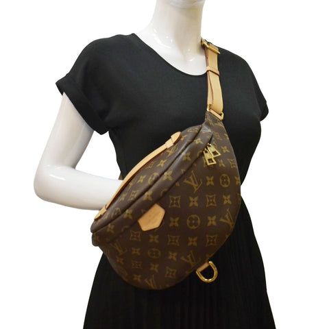 LOUIS VUITTON Monogram Canvas Bumbag Brown