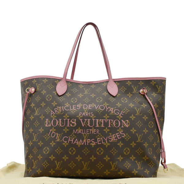 LOUIS VUITTON Neverfull GM Articles De Voyages Monogram Canvas Tote Bag Brown