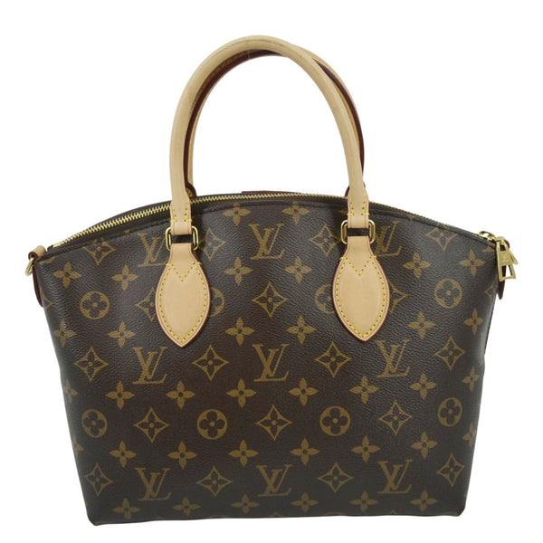 LOUIS VUITTON Boetie PM NM Monogram Canvas Satchel Shoulder Bag Brown