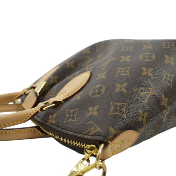 LOUIS VUITTON Boetie PM NM Monogram Canvas Satchel Shoulder Bag Brown