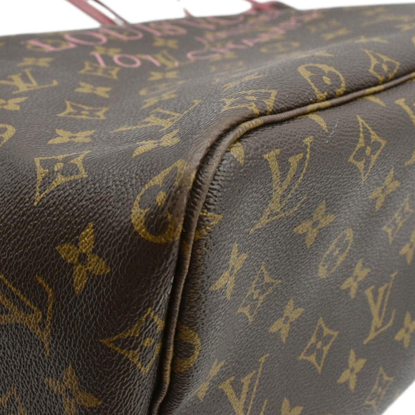 LOUIS VUITTON Neverfull GM Articles De Voyages Monogram Canvas Tote Bag Brown