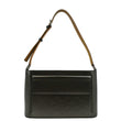 LOUIS VUITTON Leather Shoulder Bag Black front look