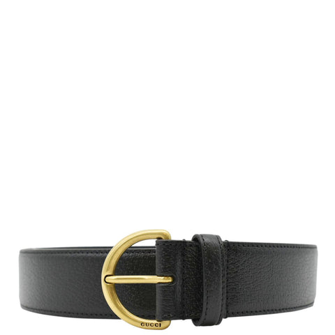 GUCCI Leather Belt Black 573325 Size 105 42