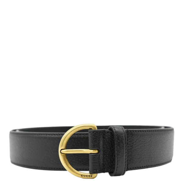 GUCCI Leather Belt Black 573325 Size 105 42