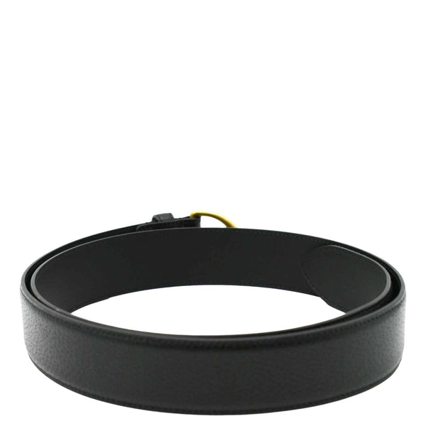 GUCCI Leather Belt Black 573325 Size 105 42