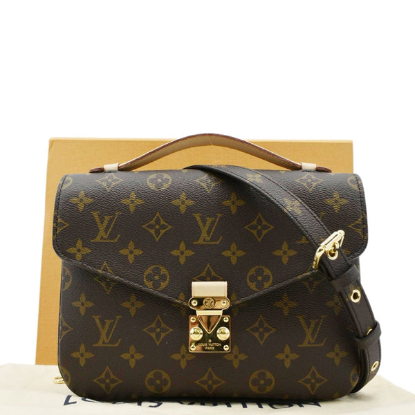 LOUIS VUITTON  Metis Pochette Monogram Canvas Crossbody Bag Brown