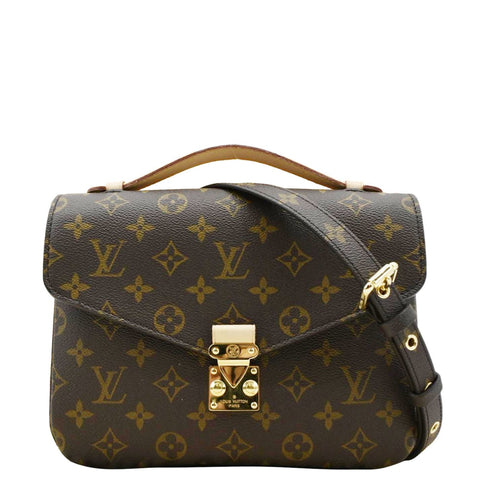 LOUIS VUITTON  Metis Pochette Monogram Canvas Crossbody Bag Brown