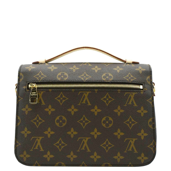 LOUIS VUITTON Metis Pochette Monogram Canvas Crossbody Bag Brown