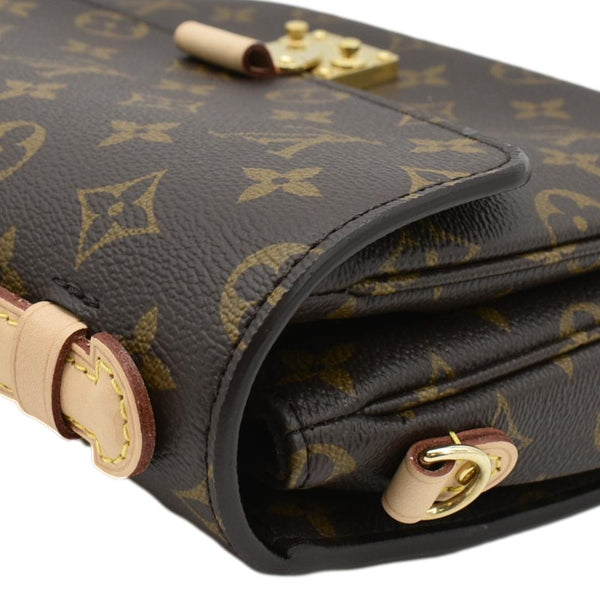 LOUIS VUITTON  Metis Pochette Monogram Canvas Crossbody Bag Brown