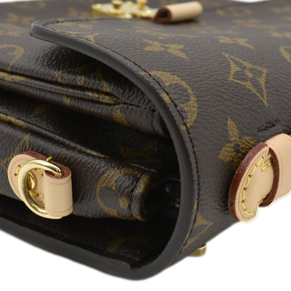 LOUIS VUITTON  Metis Pochette Monogram Canvas Crossbody Bag Brown