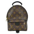 LOUIS VUITTON Palm Springs Mini Monogram Canvas Backpack Brown