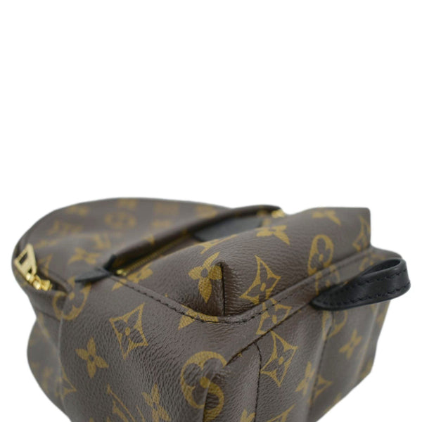 LOUIS VUITTON Palm Springs Mini Monogram Canvas Backpack Brown