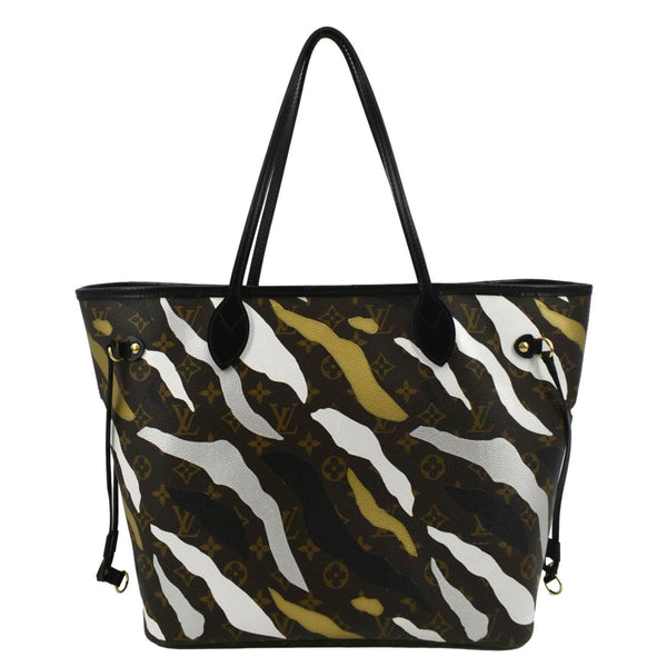 LOUIS VUITTON X LOL Neverfull MM Monogram Canvas Bag with back side view