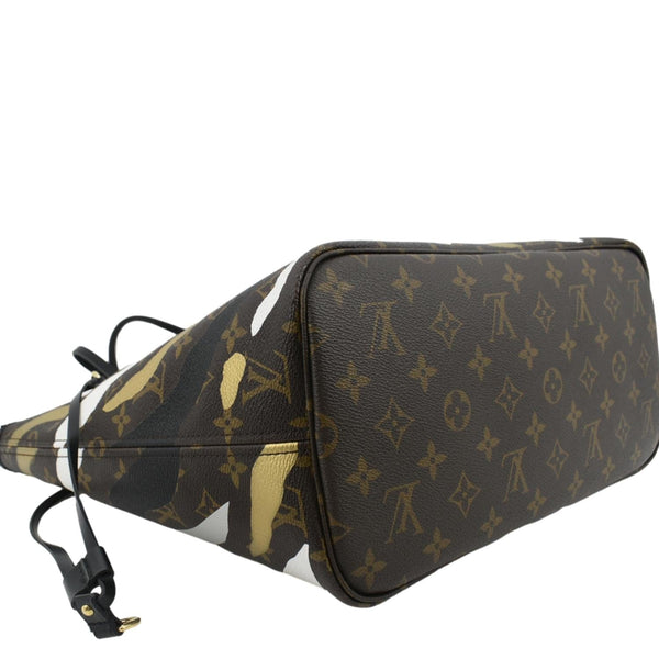 LOUIS VUITTON X LOL Neverfull MM Monogram Canvas Bag with lower right side view