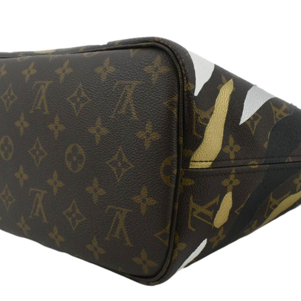 LOUIS VUITTON X LOL Neverfull MM Monogram Canvas Bag with lower left side view