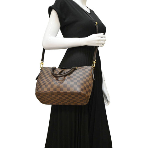 LOUIS VUITTON Damier Ebene Shoulder Bag Brown dummy look