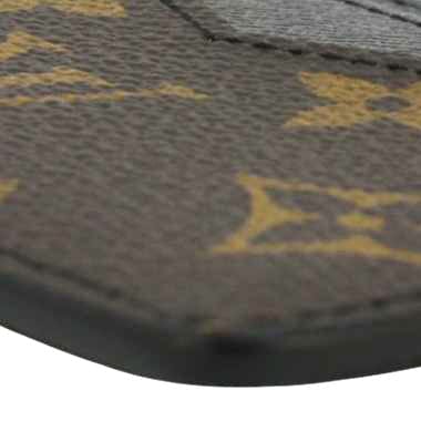 LOUIS VUITTON Neo Porte Cartes Monogram Macassar Card Holder Black