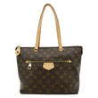 LOUIS VUITTON Iena PM Monogram Canvas Shoulder Bag Brown