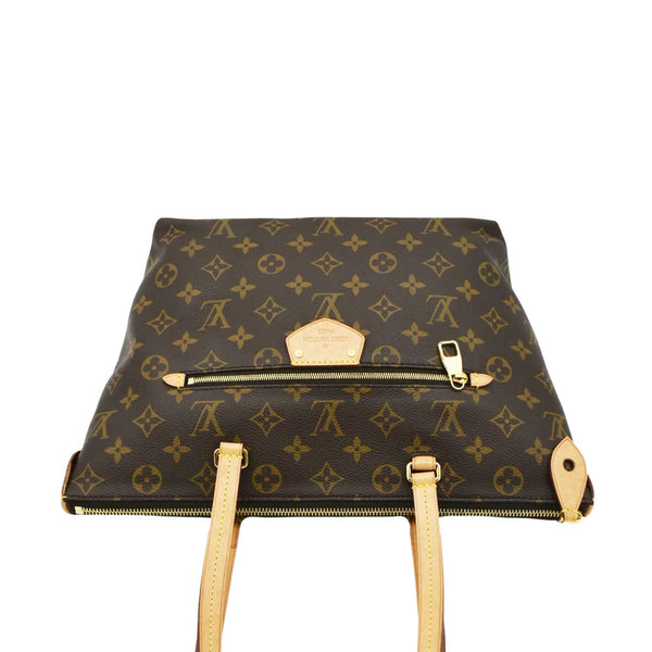 LOUIS VUITTON Iena PM Monogram Canvas Shoulder Bag Brown